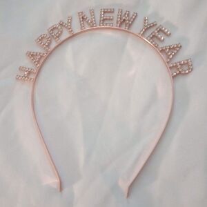 NEW Happy New Year Rhinestone Metal Headband